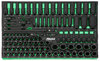 Kraft-Steckschlüsselsatz 3/8" + 1/2" - 104-teilig mit TORX Innensechskant E-Profil