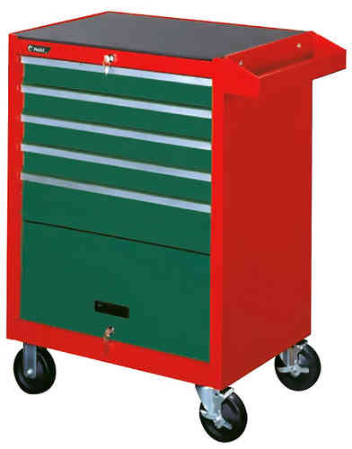 Tool Trolley - 5 drawers & storage compartment
